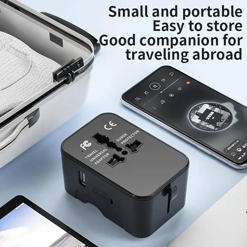 International Portable Worldwide All-in-One Plug Travel Adapter Converter for USA EU UK AUS by DailySale