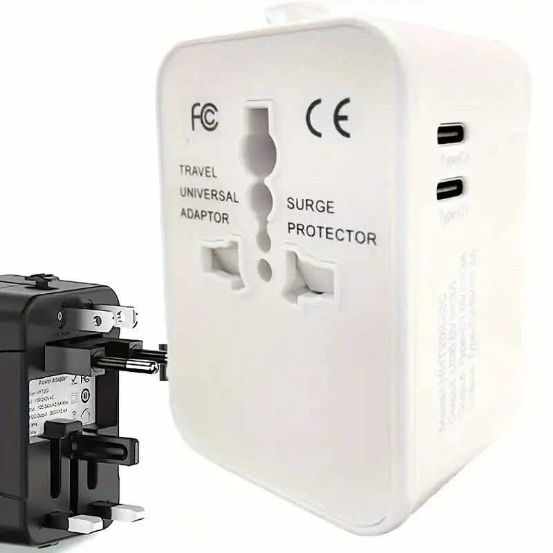 International Portable Worldwide All-in-One Plug Travel Adapter Converter for USA EU UK AUS by DailySale
