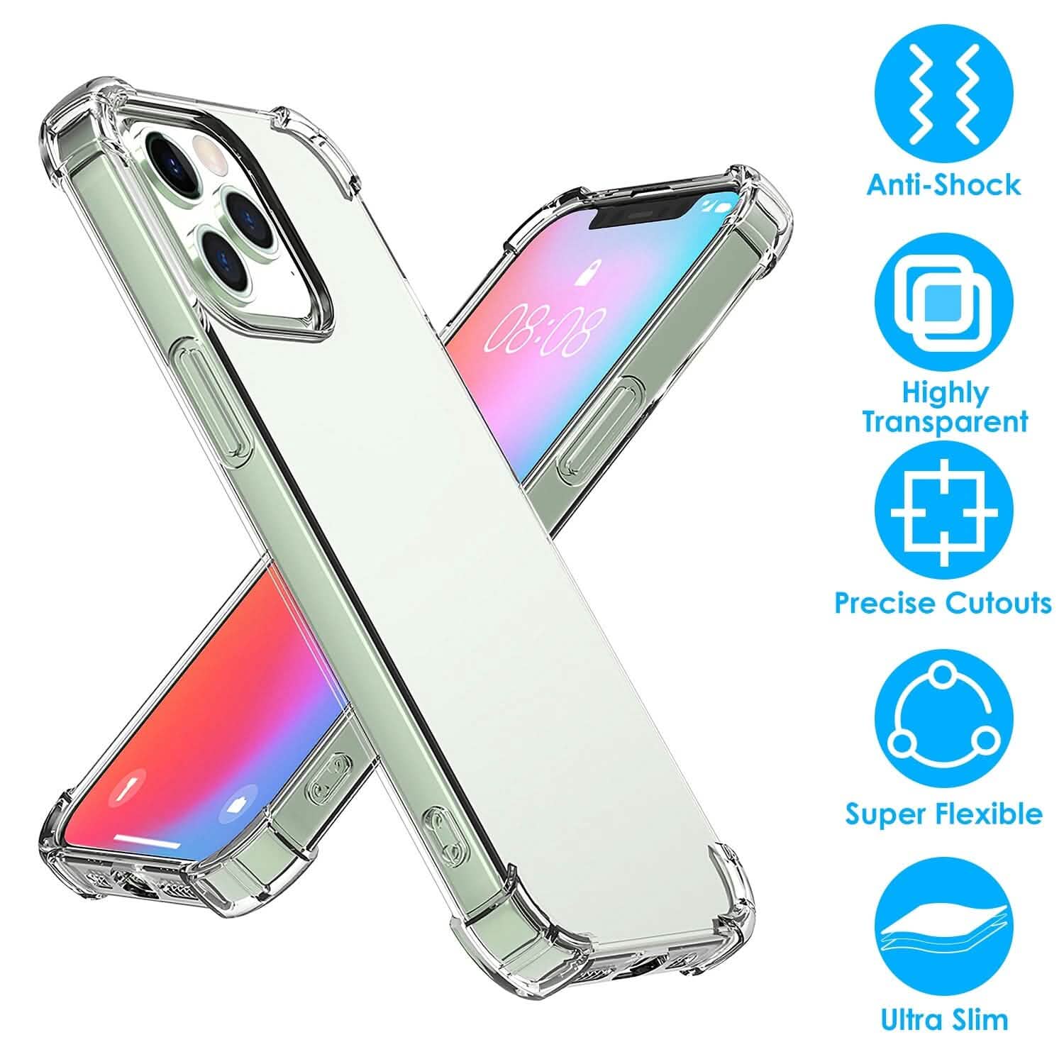 iPhone Shockproof Clear Phone Case Soft TPU by DailySale