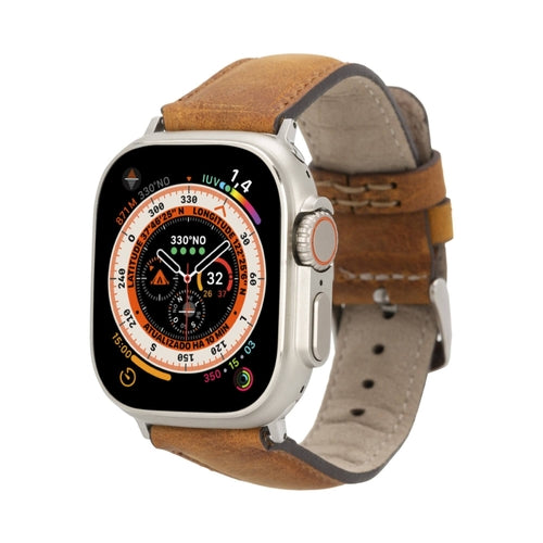 Jackson Leather Bands for Apple Watch 9, Ultra 2 & SE by Chocolate Crius