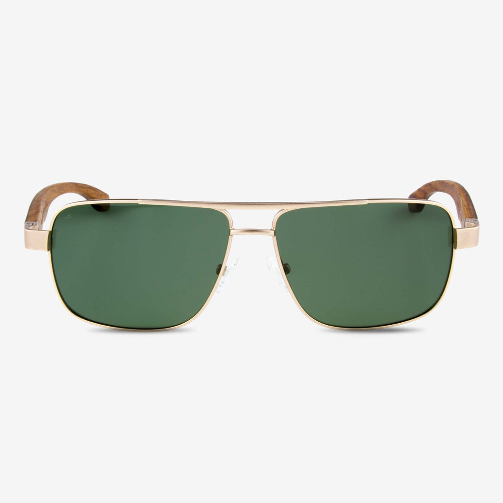 James - Metal & Wood Sunglasses by Tommy Owens