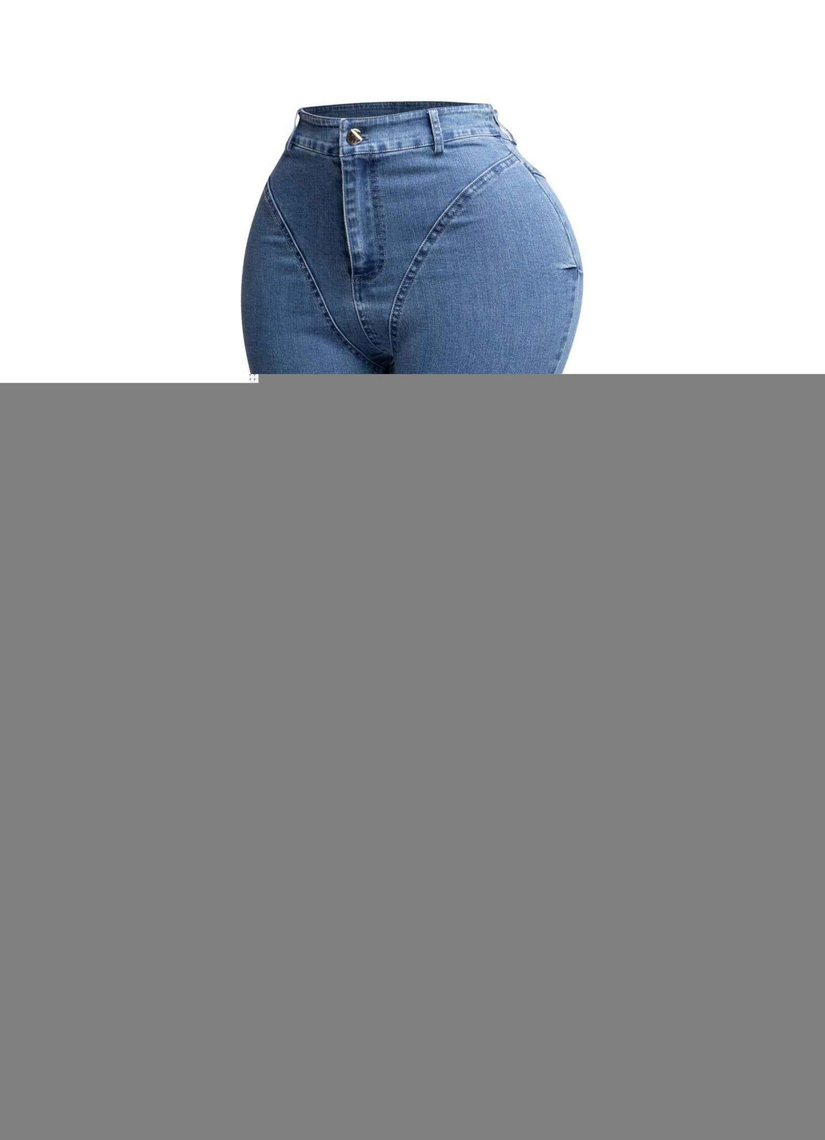 Jessica Bell Bottom Y2K Style Stretch Bell Bottom Jeans by Blaire Shops
