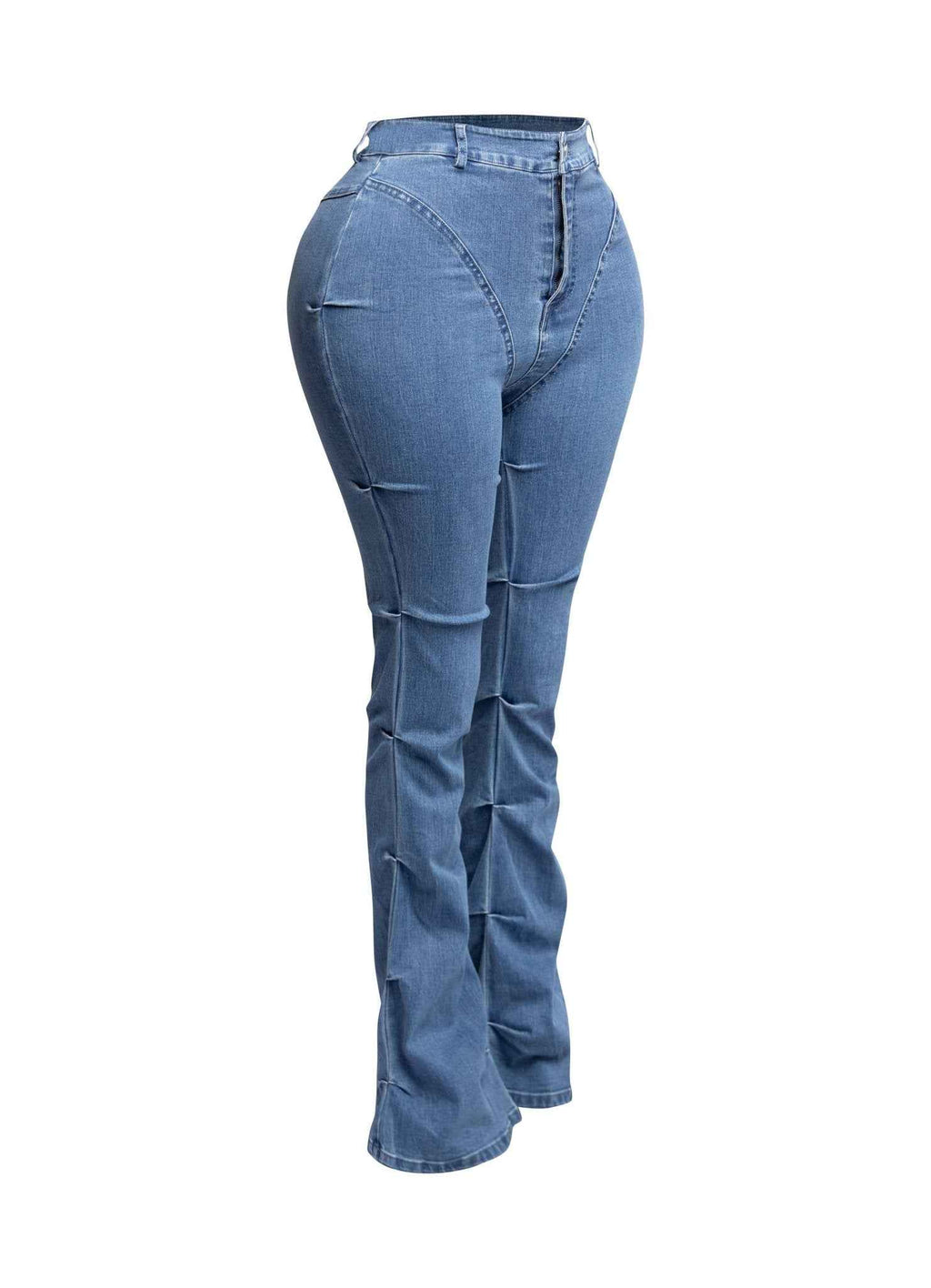 Jessica Bell Bottom Y2K Style Stretch Bell Bottom Jeans by Blaire Shops
