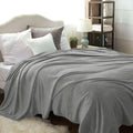 Kathy Ireland Flannel Solid Microplush Bed Blankets by DailySale