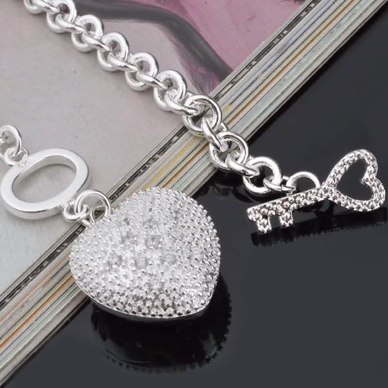 "Key To My Heart" Toggle Charm Bracelet by DailySale