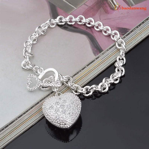 "Key To My Heart" Toggle Charm Bracelet by DailySale
