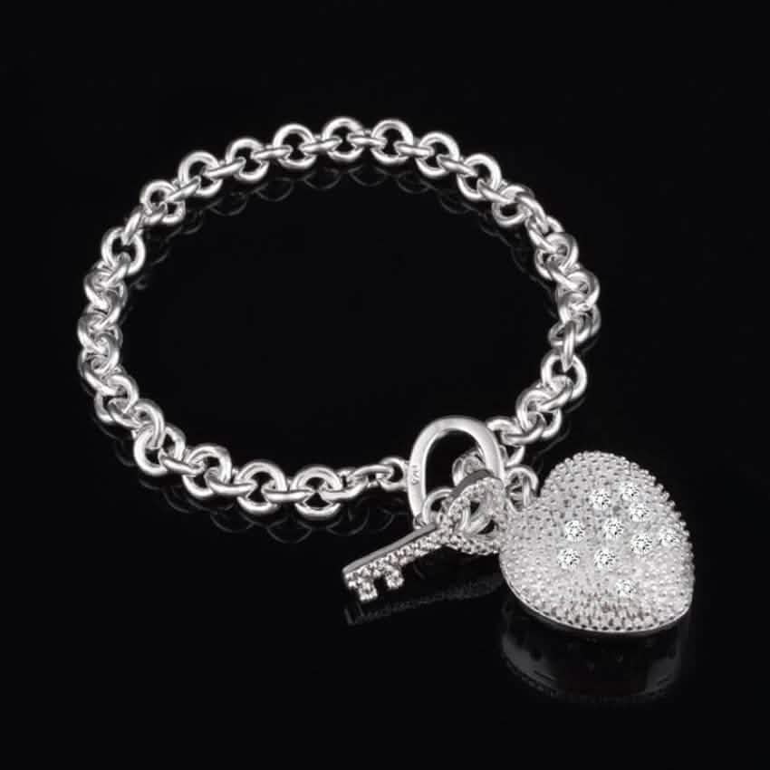 "Key To My Heart" Toggle Charm Bracelet by DailySale