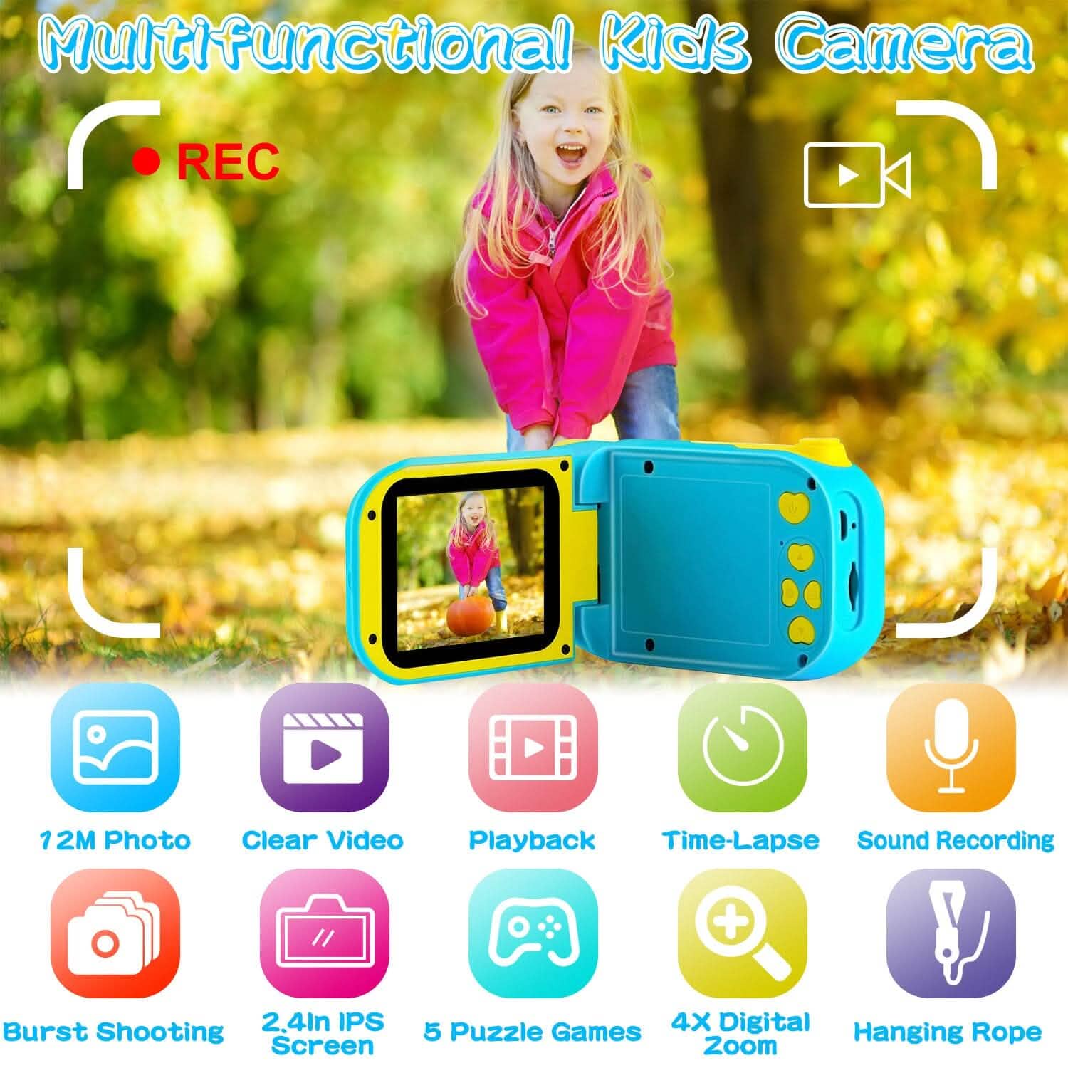 Kids Digital Camera Child Video Camera by DailySale