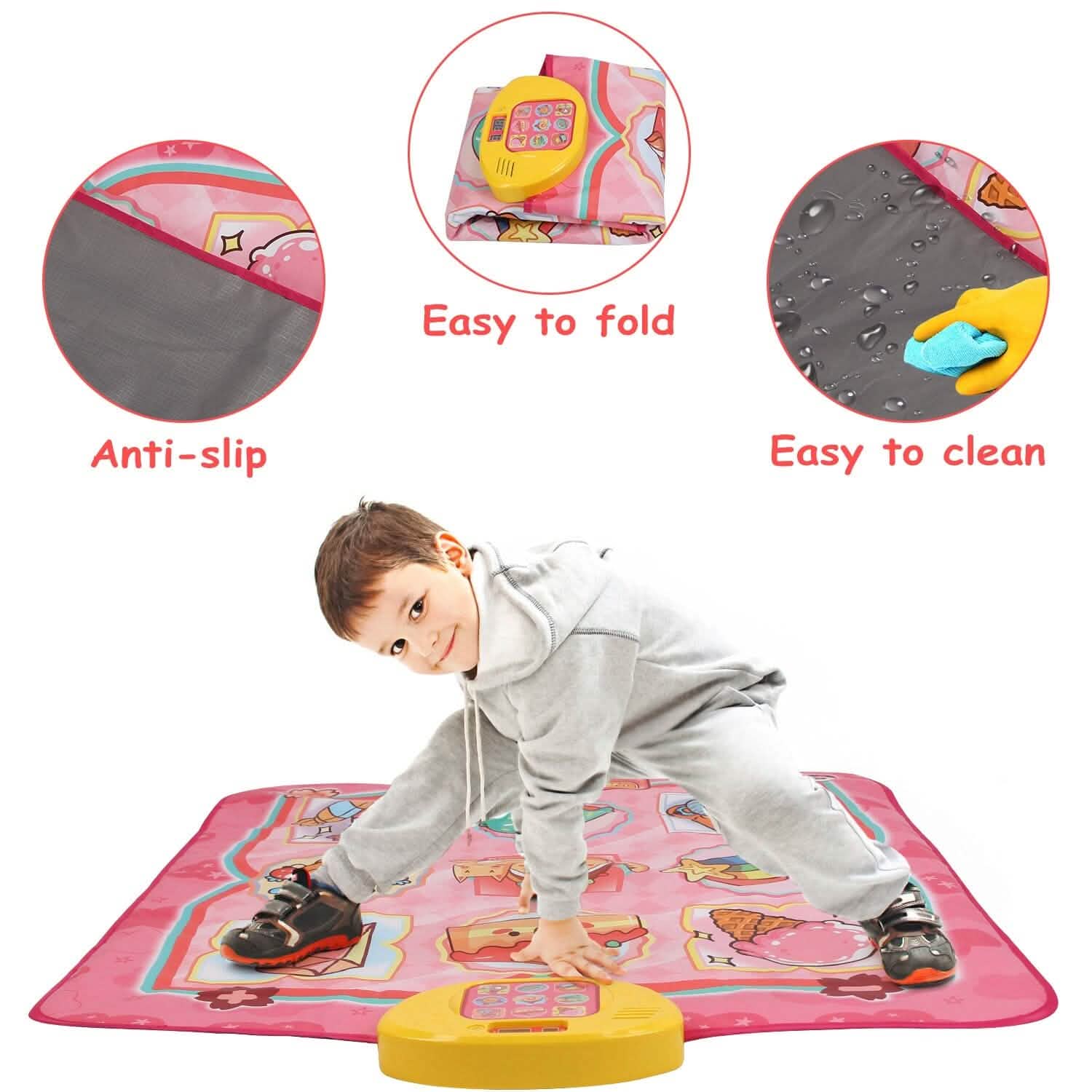 Kids Electronic Music Dance Pad with 6 Modes by DailySale