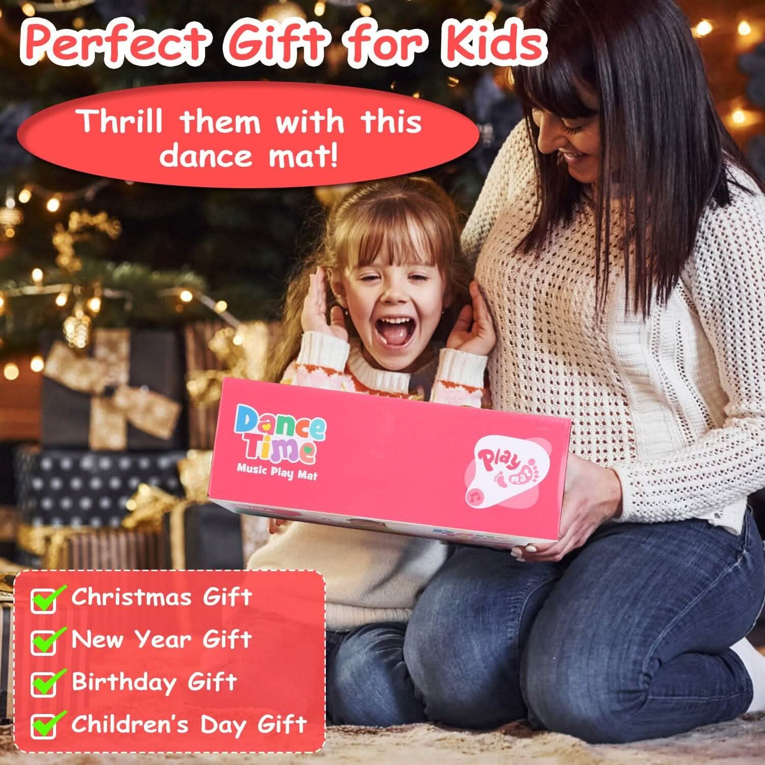 Kids Electronic Music Dance Pad with 6 Modes by DailySale