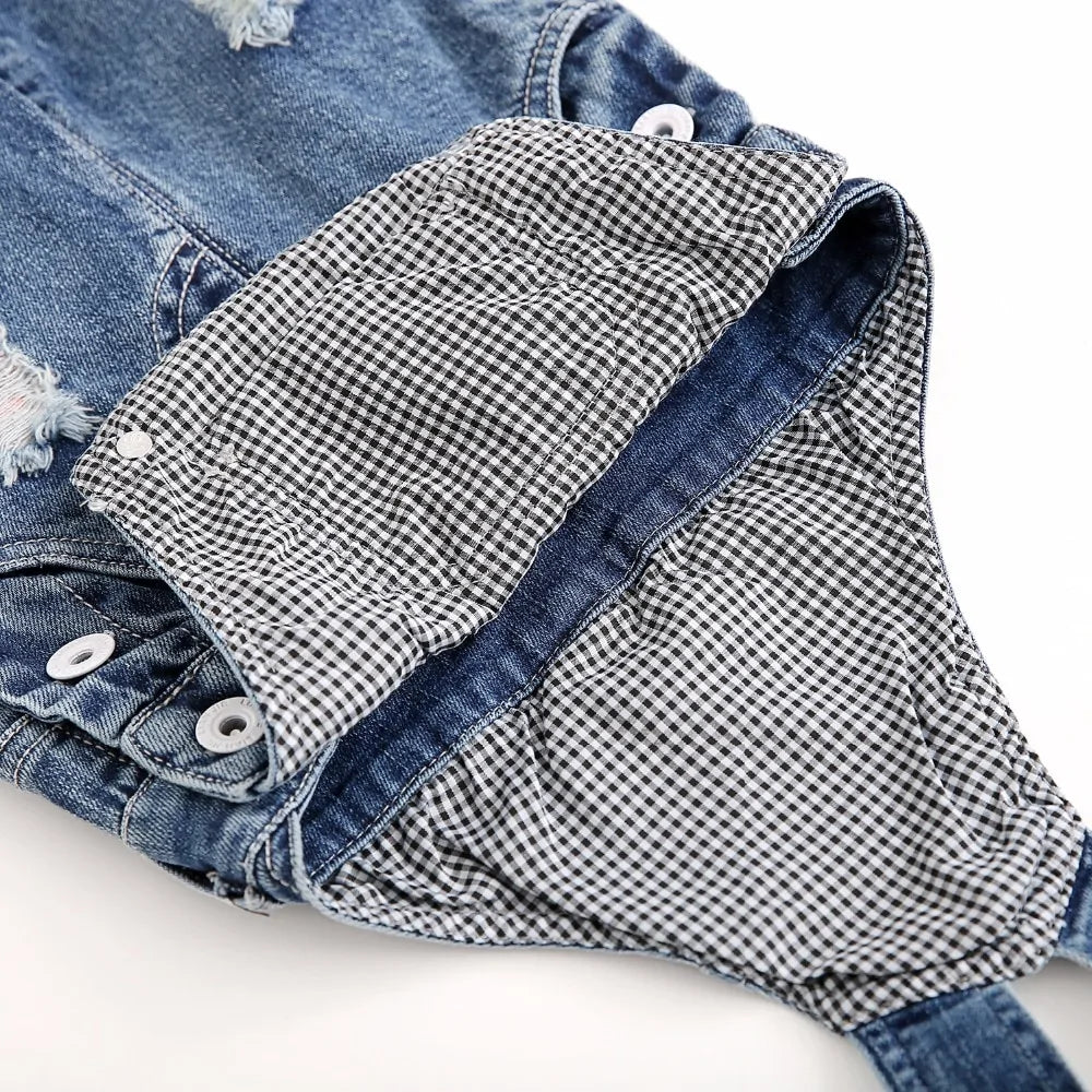 Kids Jeans Baby Rompers - # BAAA1B1610001 by Yo KIDZ LLC