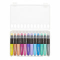 Mixed Media Gel Stick Crayons - 12 Metallic Colors by KINGART