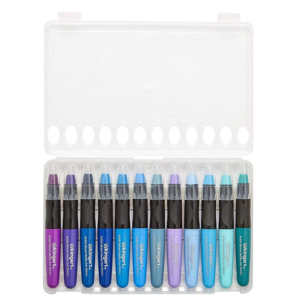 Mixed Media Gel Stick Crayons - 48 Colors by KINGART