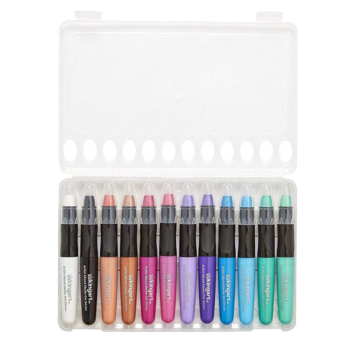Mixed Media Gel Stick Crayons - 48 Colors by KINGART