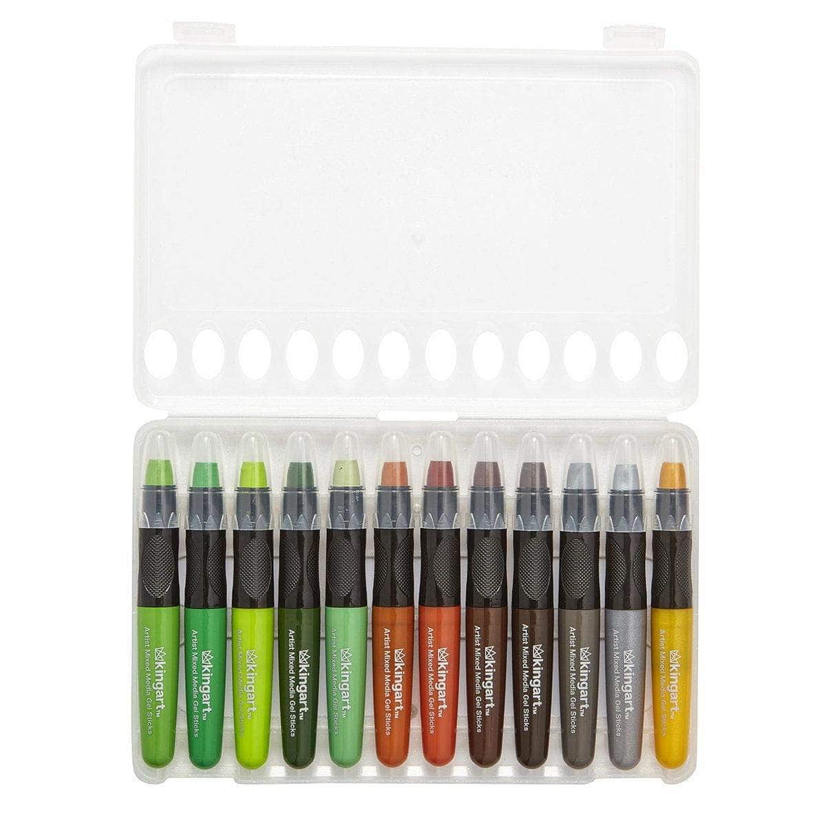 Mixed Media Gel Stick Crayons - 48 Colors by KINGART