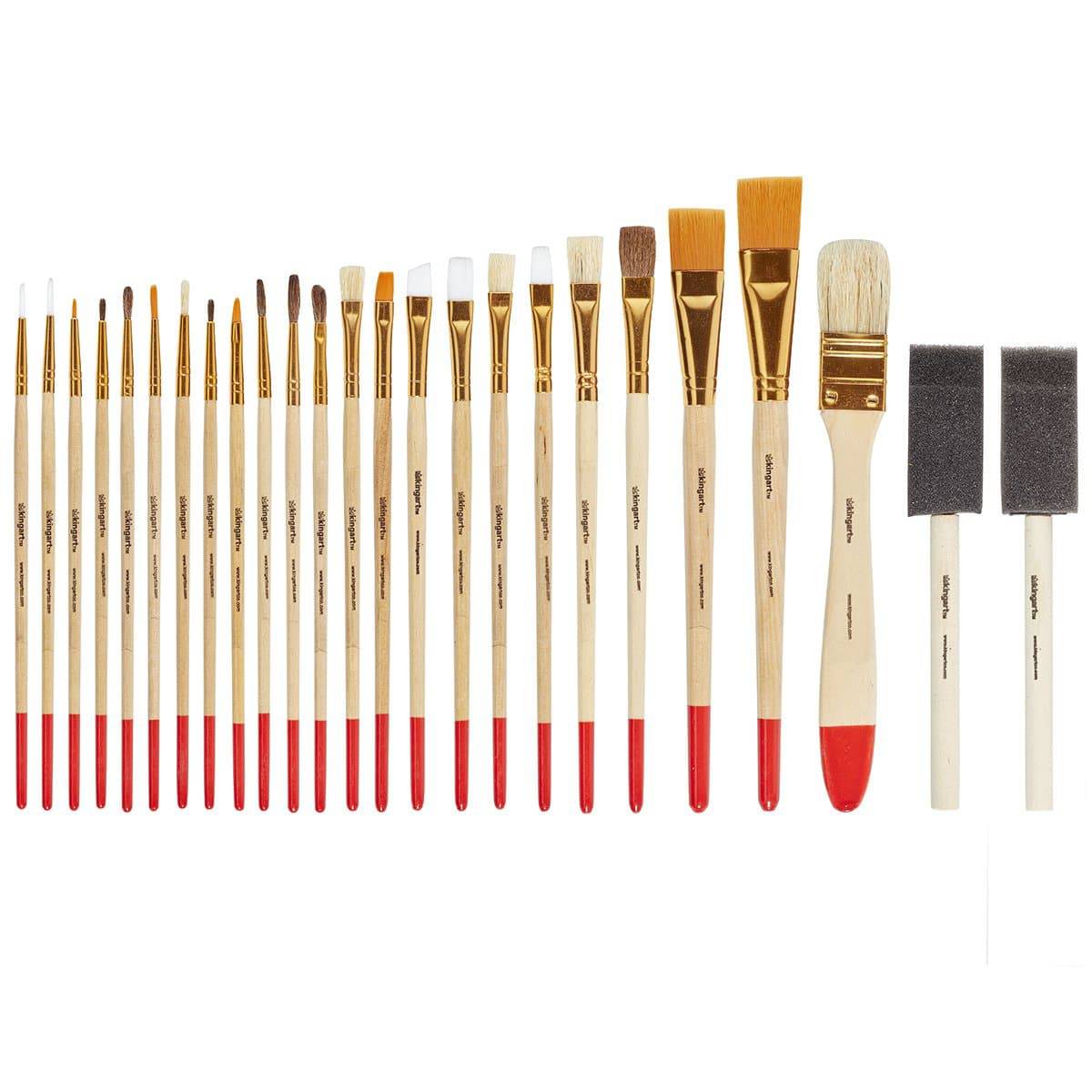 Studio Value Pack Brush Set - 25 pc by KINGART