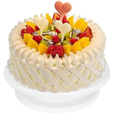 Kootek 11 Inch Rotating Cake Turntable with 2 Icing Spatula and 3 Icing Smoother by DailySale