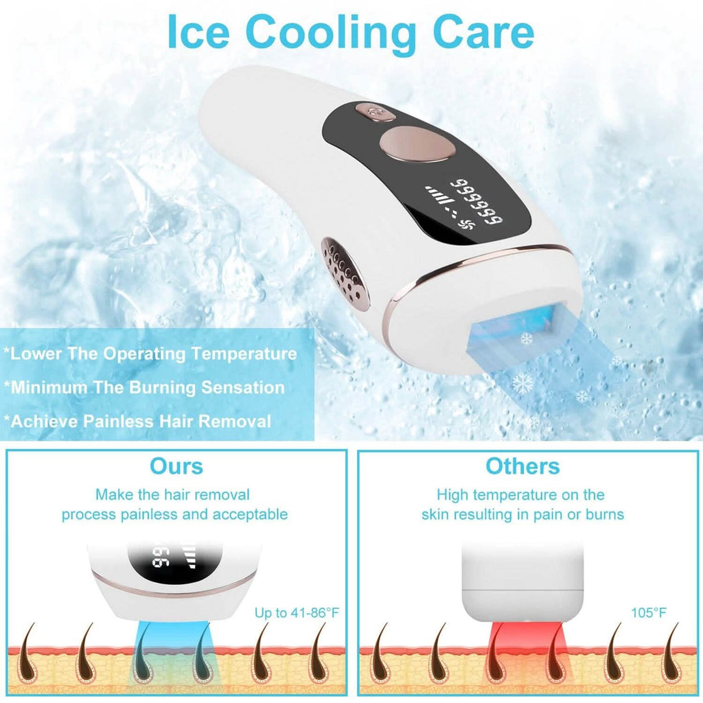 Laser Hair Removal Ice Cooling Permanent IPL by DailySale