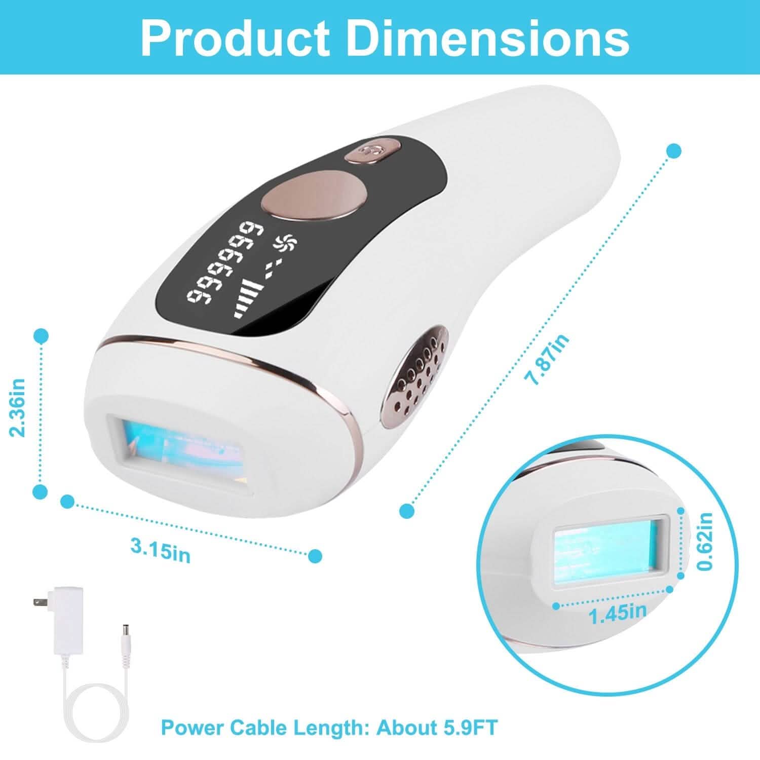 Laser Hair Removal Ice Cooling Permanent IPL by DailySale