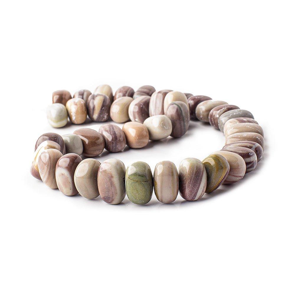 Lavender Jasper Beads Plain Side Drilled Puffy Rectangles by The Bead Traders