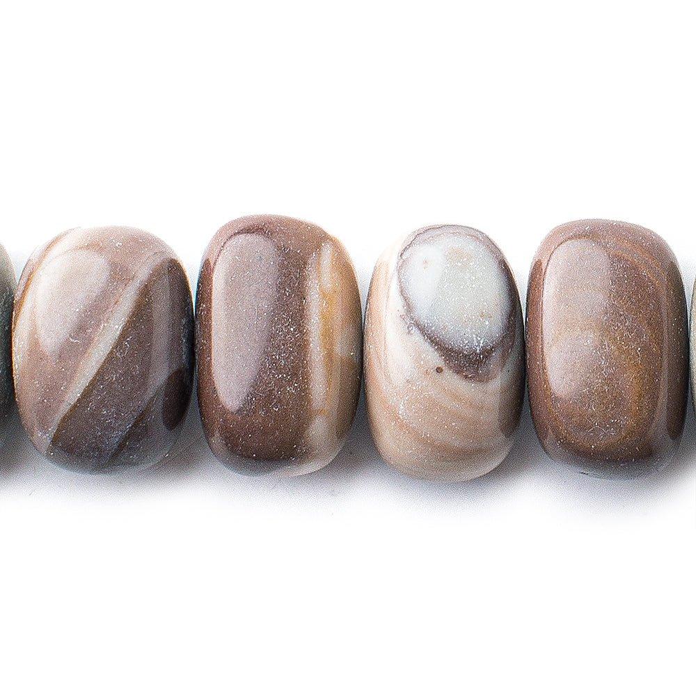 Lavender Jasper Beads Plain Side Drilled Puffy Rectangles by The Bead Traders