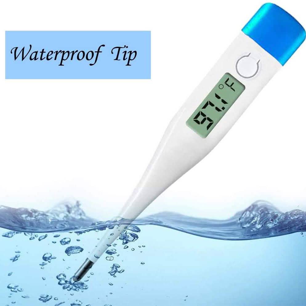 LCD Digital Thermometer Fahrenheit °F High Precision Waterproof Thermometer by DailySale
