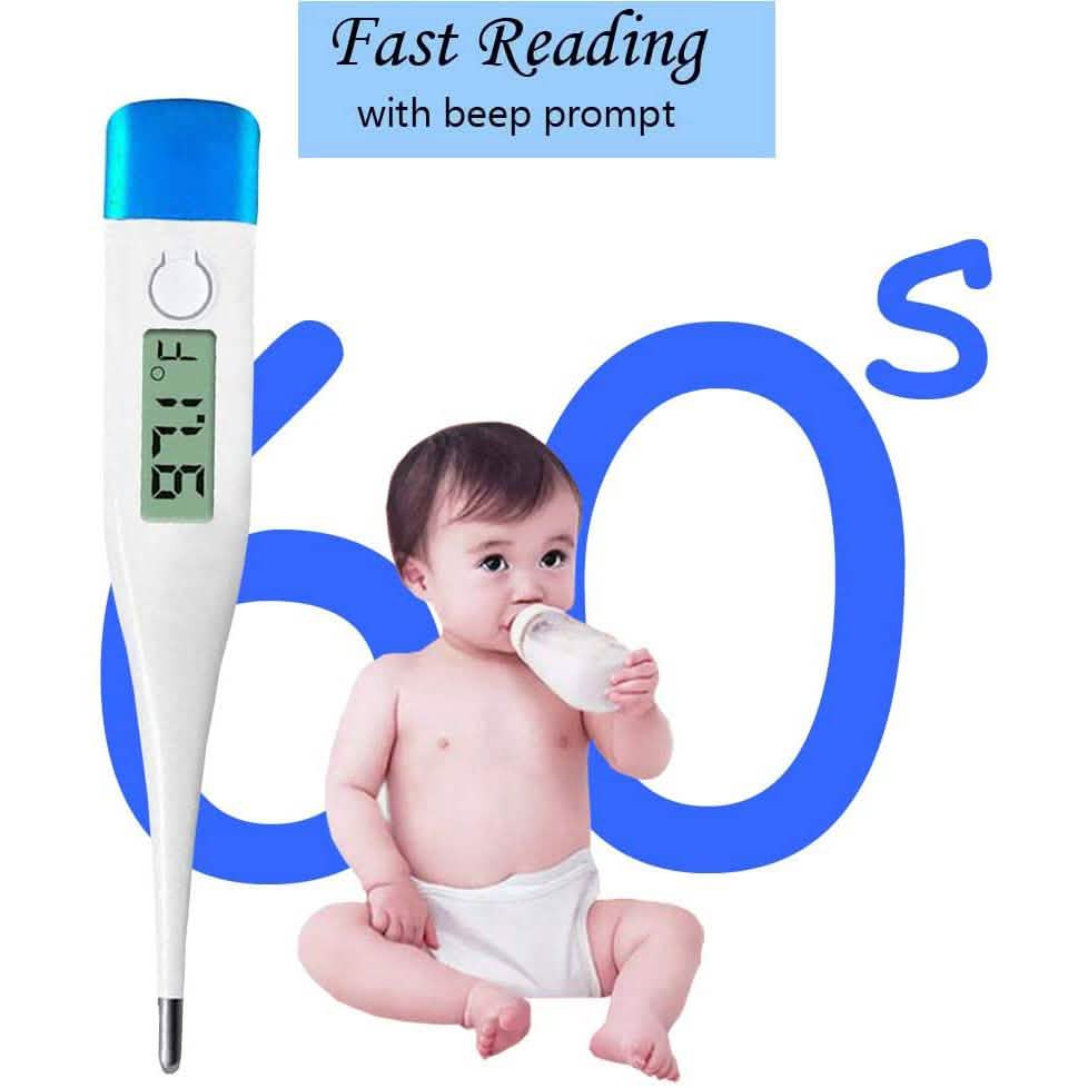 LCD Digital Thermometer Fahrenheit °F High Precision Waterproof Thermometer by DailySale