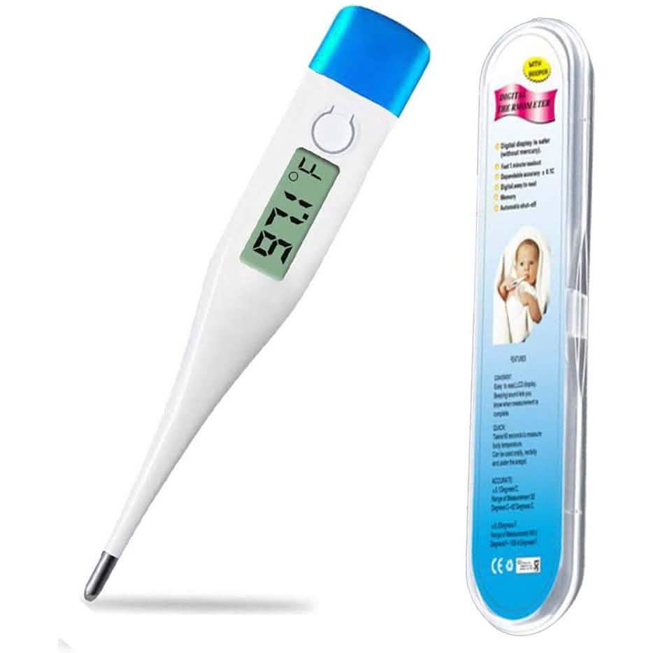 LCD Digital Thermometer Fahrenheit °F High Precision Waterproof Thermometer by DailySale