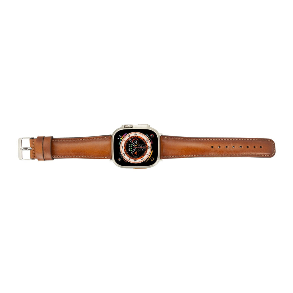 Jackson Leather Bands for Apple Watch 9, Ultra 2 & SE by Chocolate Crius