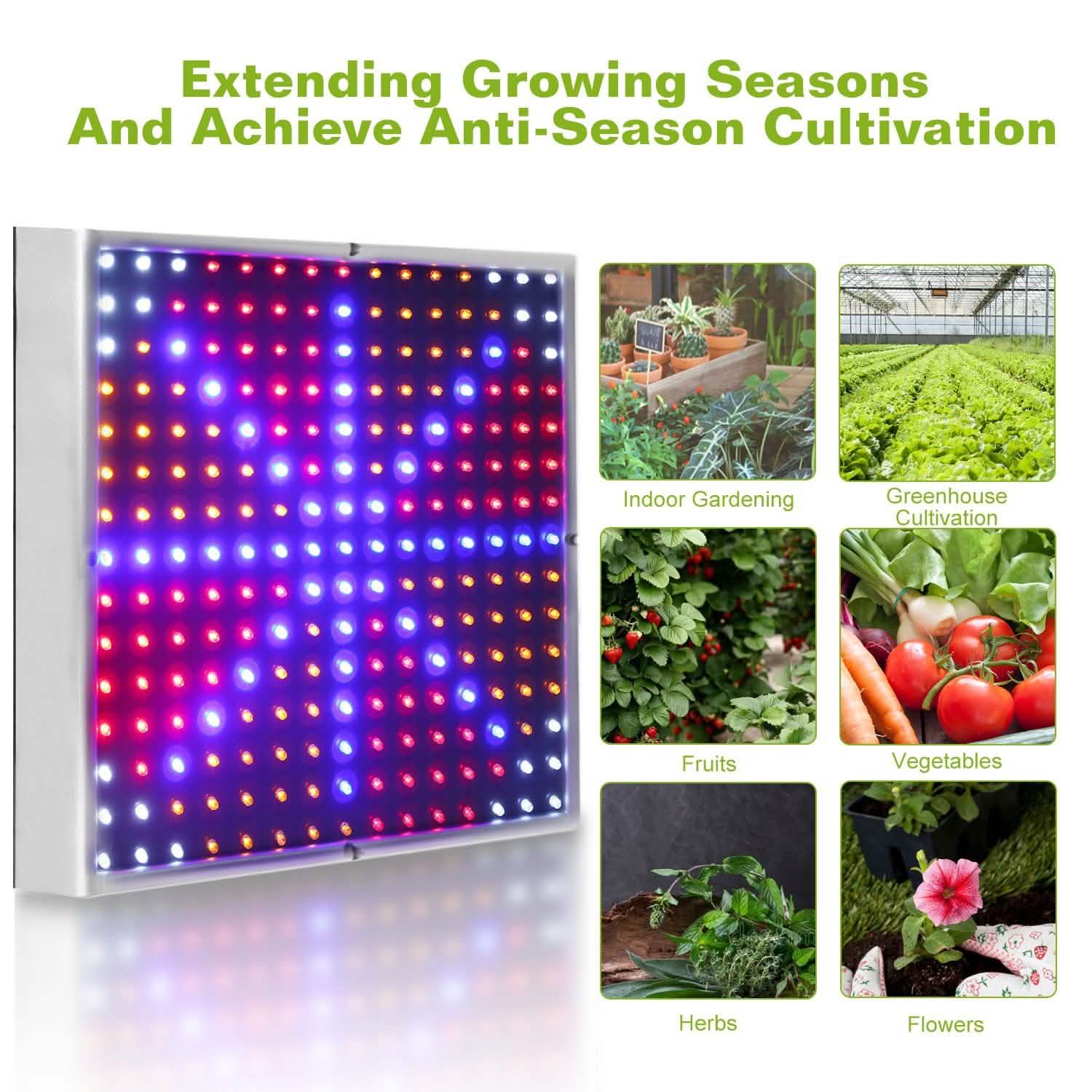 LED Grow Light Full Spectrum Hanging by DailySale