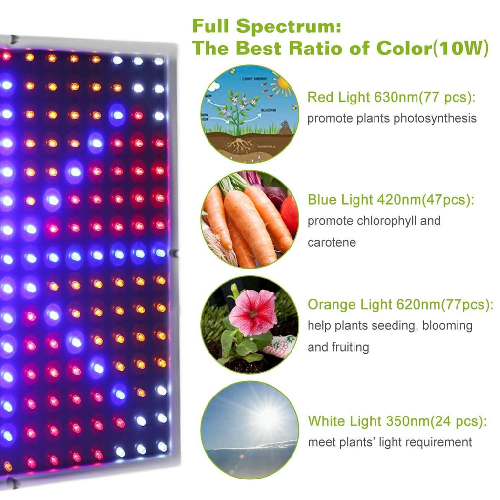 LED Grow Light Full Spectrum Hanging by DailySale