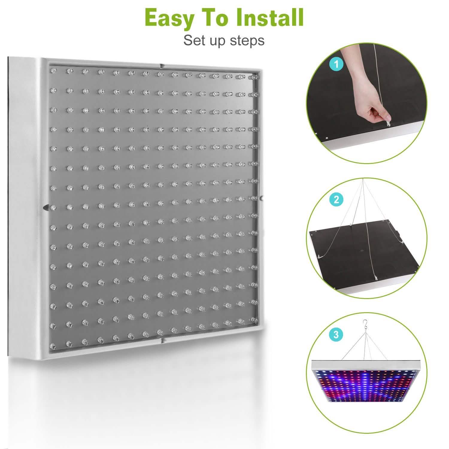 LED Grow Light Full Spectrum Hanging by DailySale