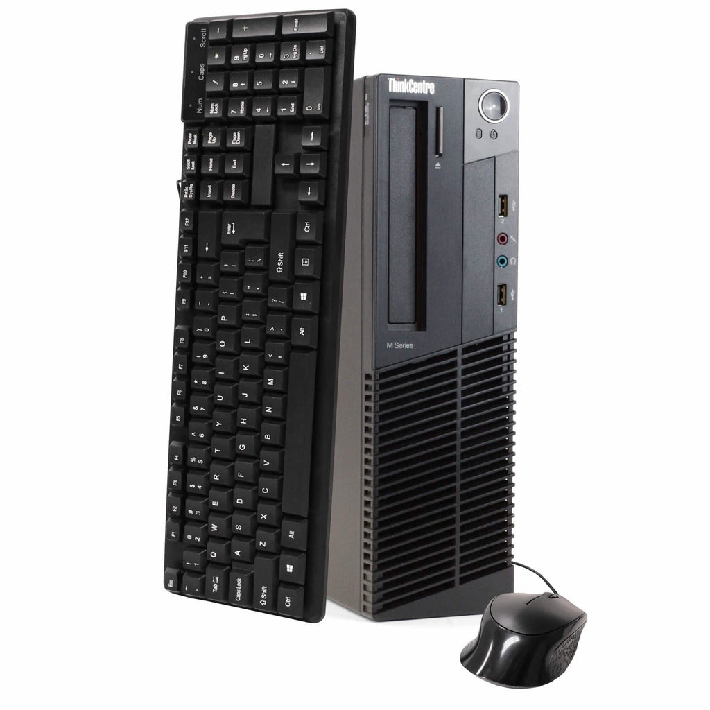 Lenovo ThinkCentre M92 Desktop Computer with 19" Flat Screen Monitor (Refurbished) by DailySale