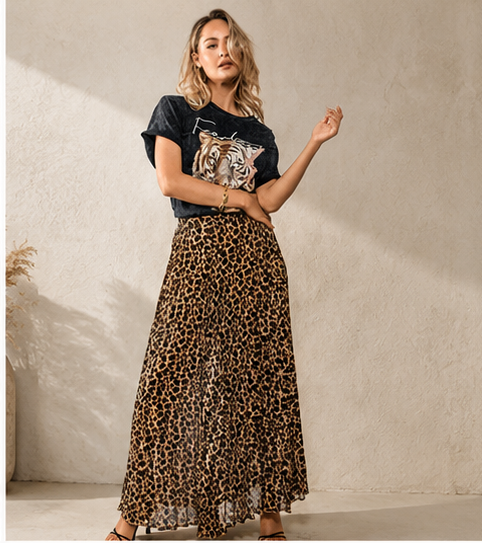 Fierce Flow Leopard Skirt by Fitkitty Culture Athleisure Wear, Yoga Wear & Women's Clothing