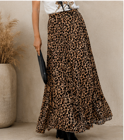 Fierce Flow Leopard Skirt by Fitkitty Culture Athleisure Wear, Yoga Wear & Women's Clothing