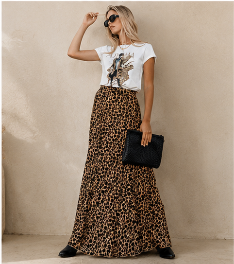 Fierce Flow Leopard Skirt by Fitkitty Culture Athleisure Wear, Yoga Wear & Women's Clothing
