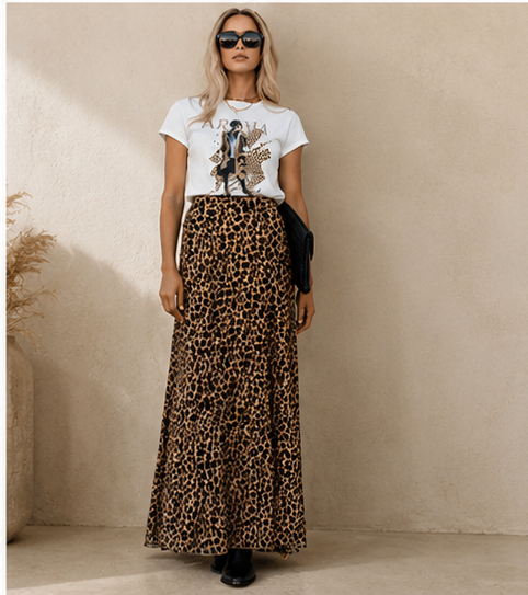 Fierce Flow Leopard Skirt by Fitkitty Culture Athleisure Wear, Yoga Wear & Women's Clothing
