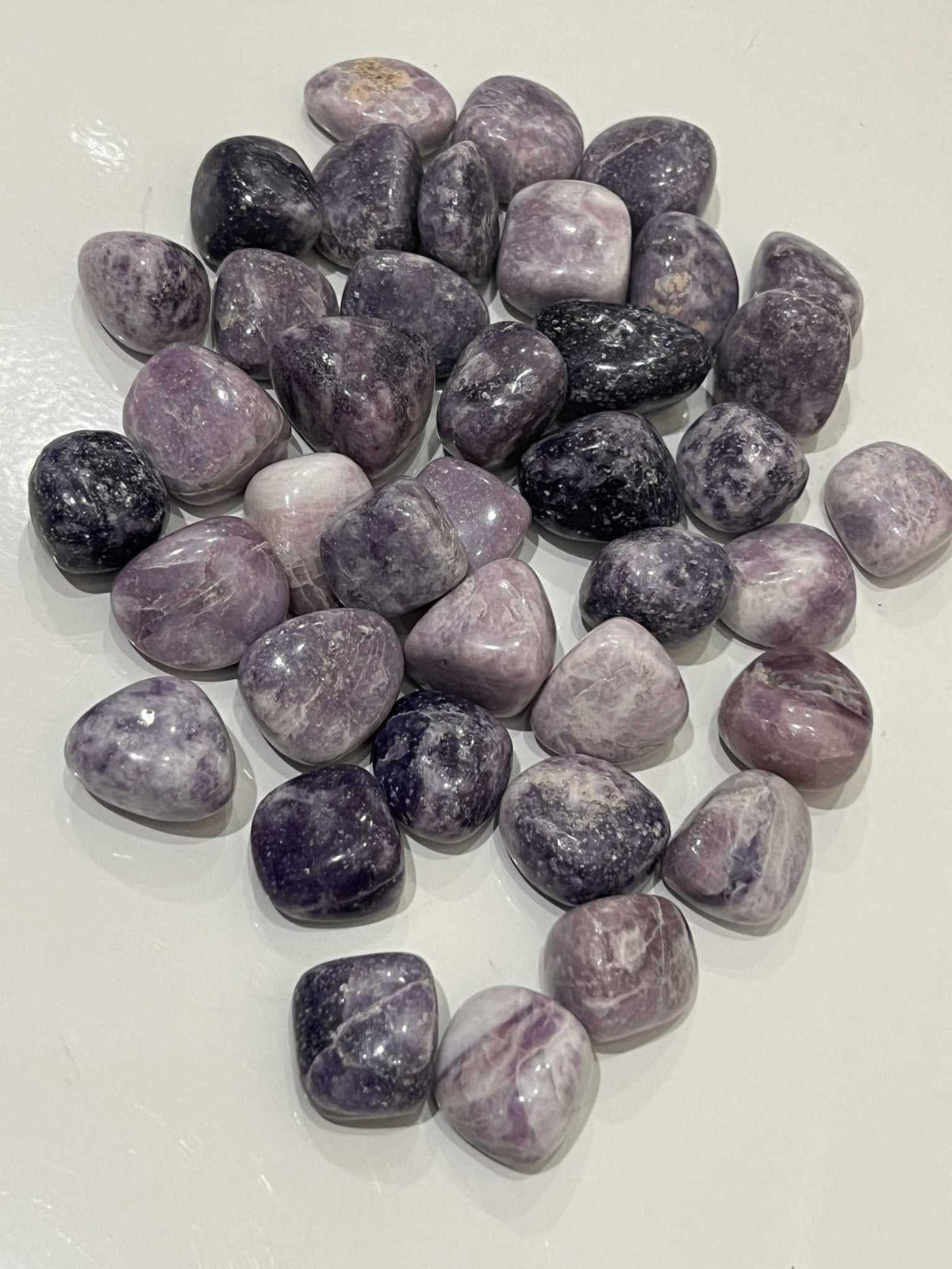 Lepidolite Tumbled Stone by Sacred Crystals