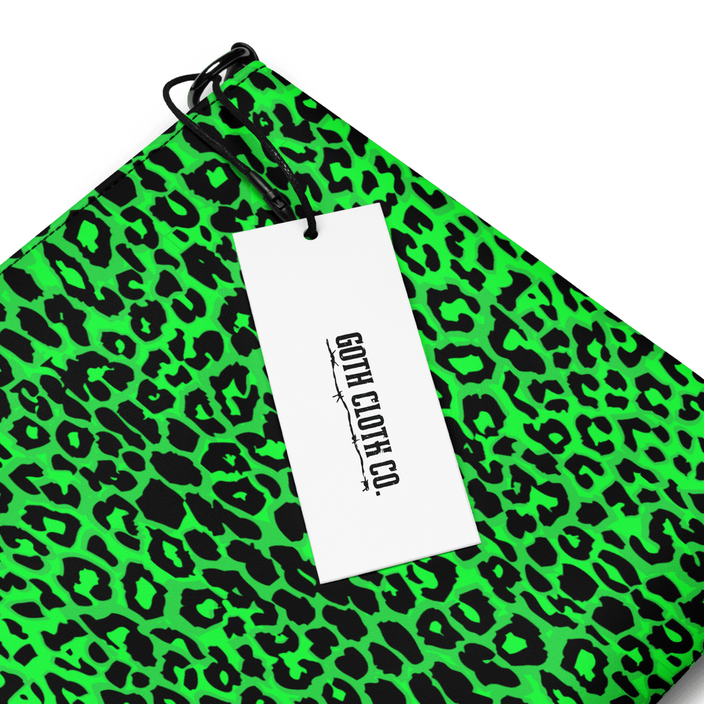 Lime Leopard Crossbody Bag by Goth Cloth Co.