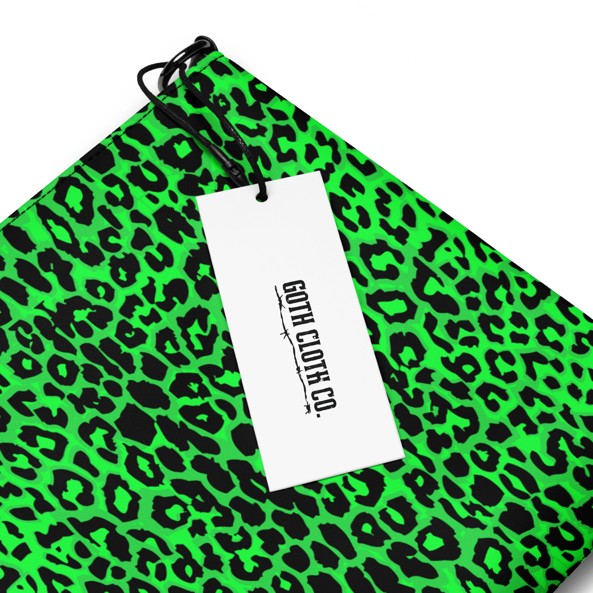 Lime Leopard Crossbody Bag by Goth Cloth Co.
