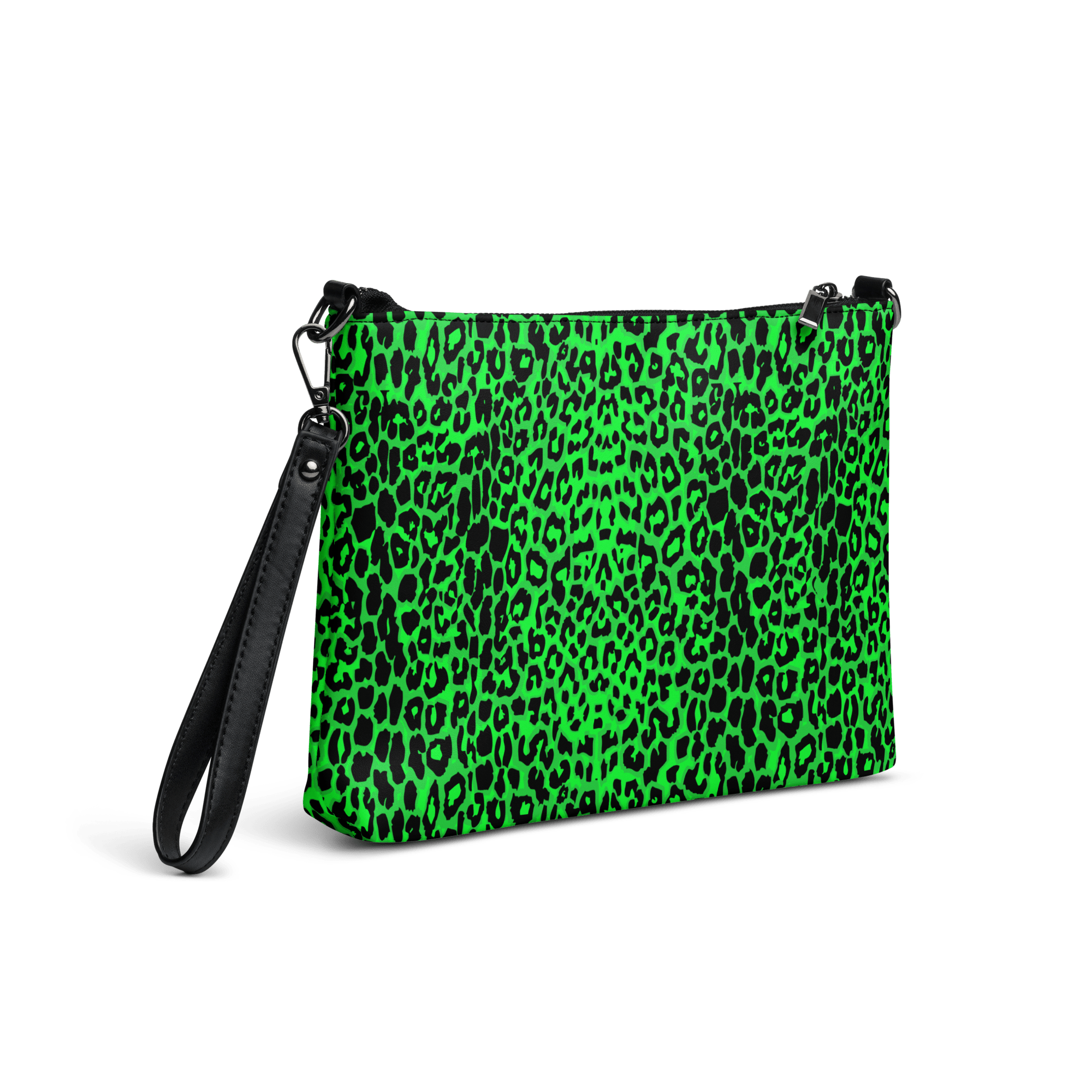 Lime Leopard Crossbody Bag by Goth Cloth Co.