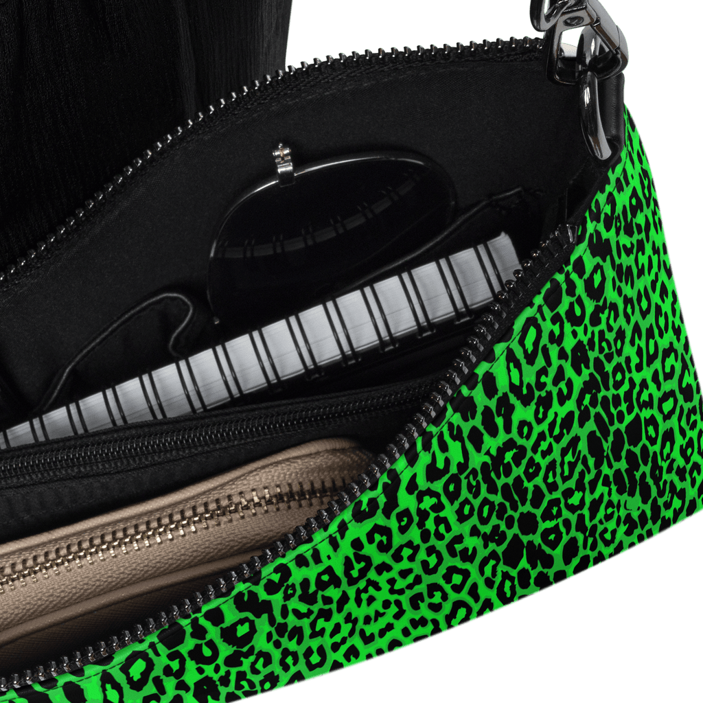 Lime Leopard Crossbody Bag by Goth Cloth Co.