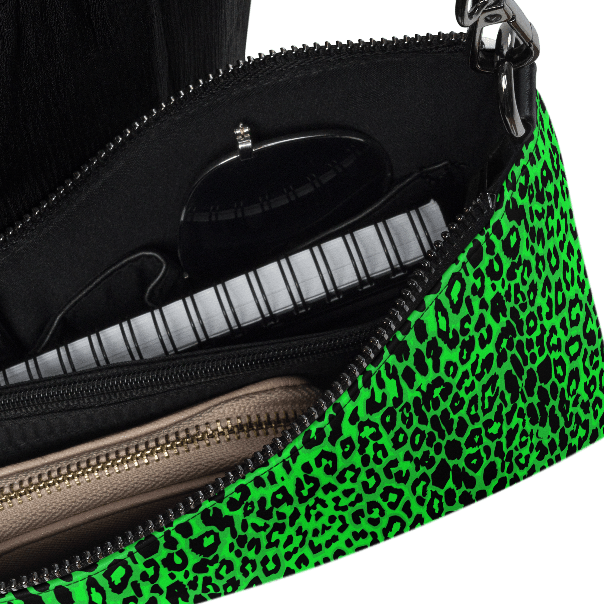 Lime Leopard Crossbody Bag by Goth Cloth Co.