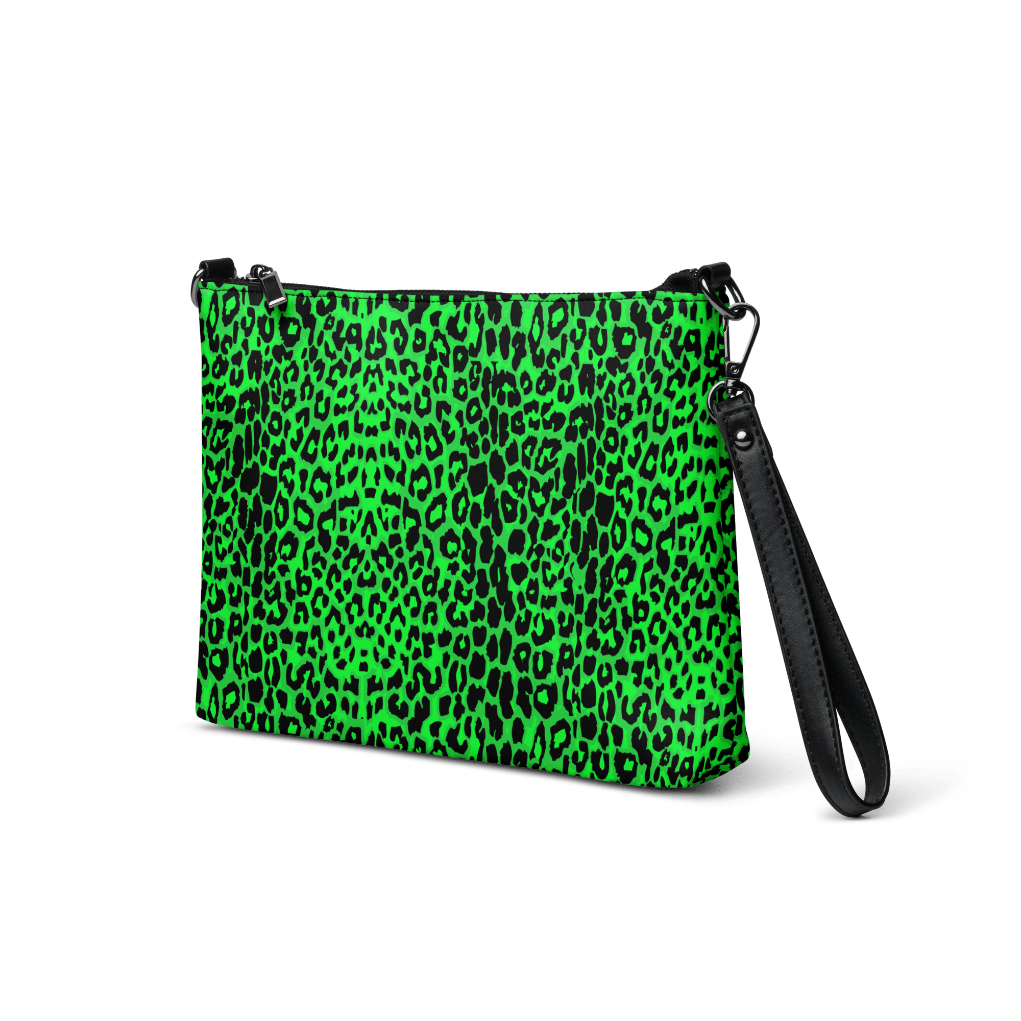 Lime Leopard Crossbody Bag by Goth Cloth Co.