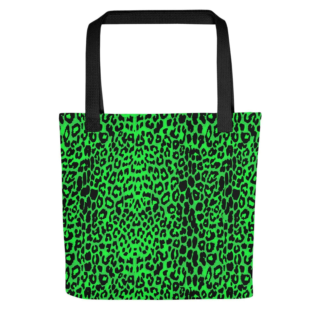 Lime Leopard Tote Bag by Goth Cloth Co.