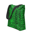 Lime Leopard Tote Bag by Goth Cloth Co.