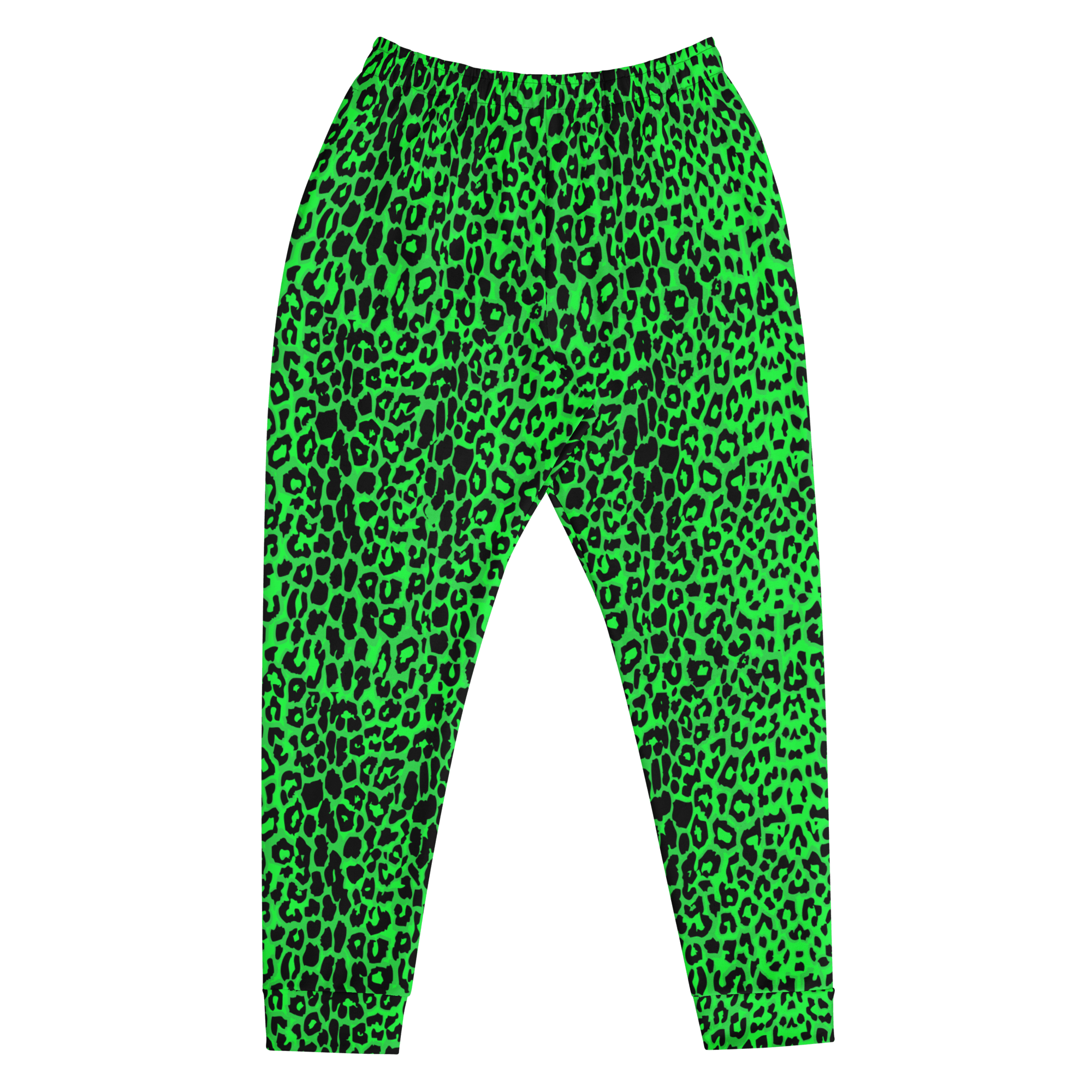 Lime Leopard Unisex Joggers by Goth Cloth Co.