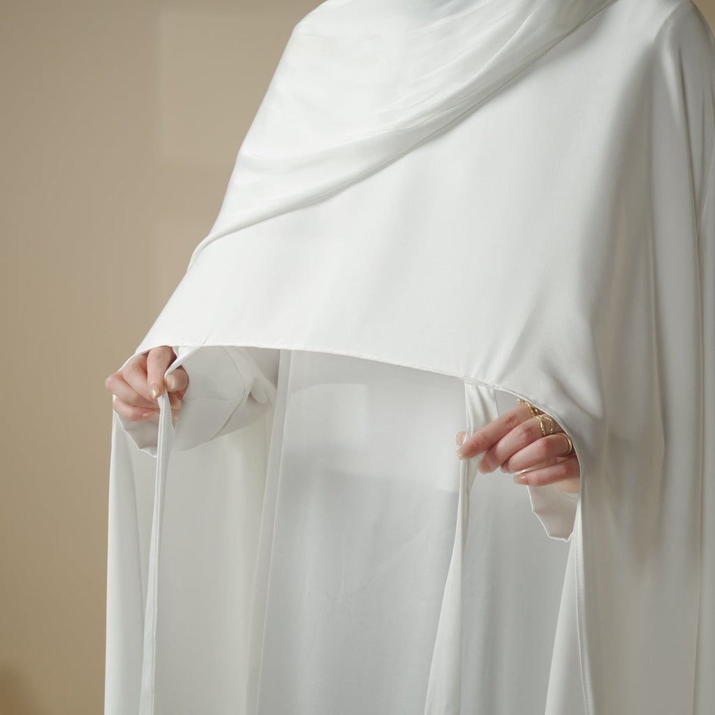 Luxury Wedding Abaya 3-Piece Bridal Abaya Set (MOA044) by Mariam's Collection