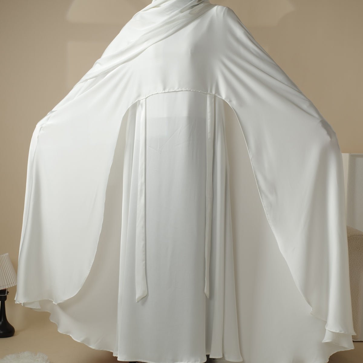 Luxury Wedding Abaya 3-Piece Bridal Abaya Set (MOA044) by Mariam's Collection