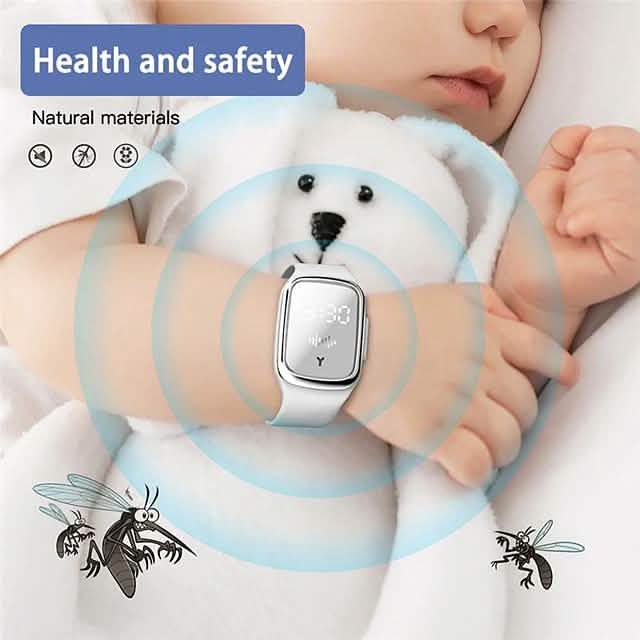 M2 Rechargeable Natural Ultrasonic Mosquito Repellent Watch by DailySale
